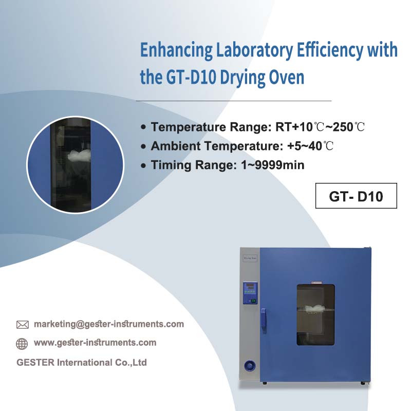 Melhorando a eficiência do laboratório com o forno de secagem GT-D10