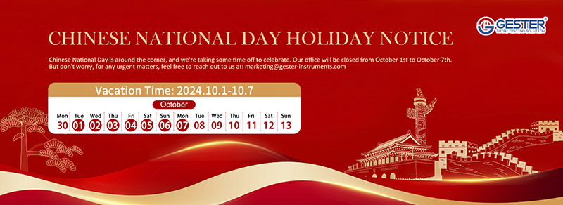 National Day Holiday Notice