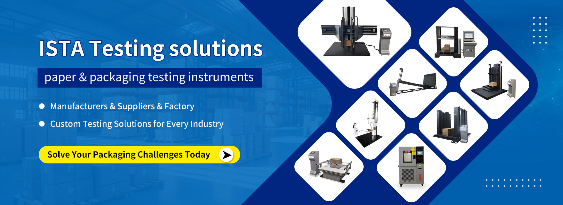 ISTA Series Test Equipment for Packages Test