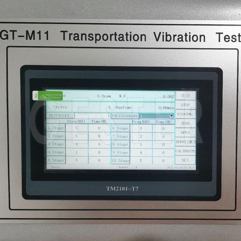 transportation simulation vibration tester