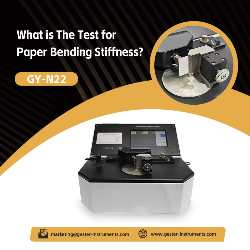 O que é o teste de rigidez à flexão do papel?