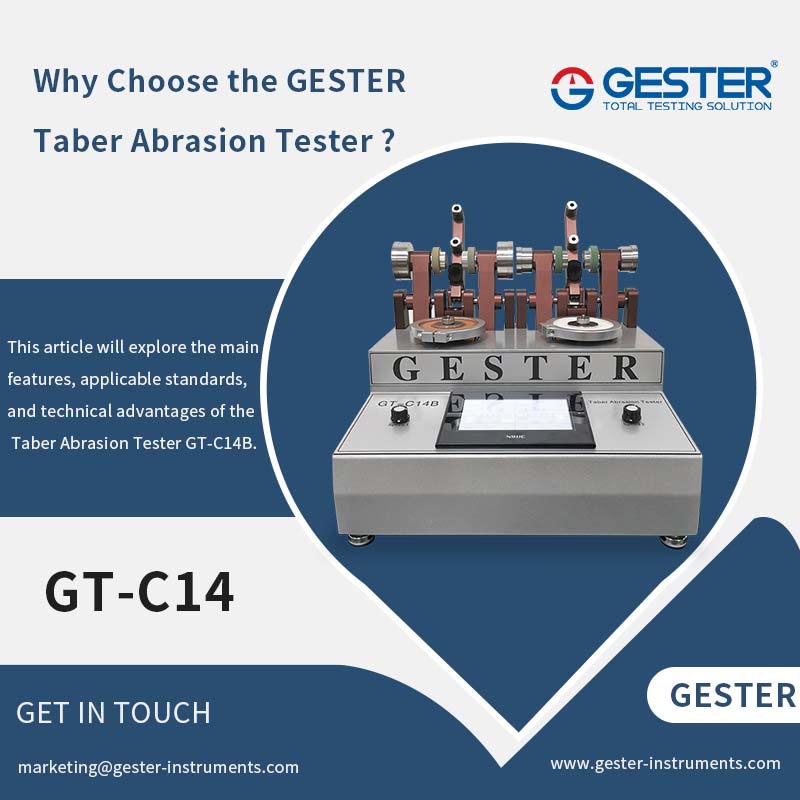 Por que escolher o testador de abrasão GESTER Taber GT-C14B?