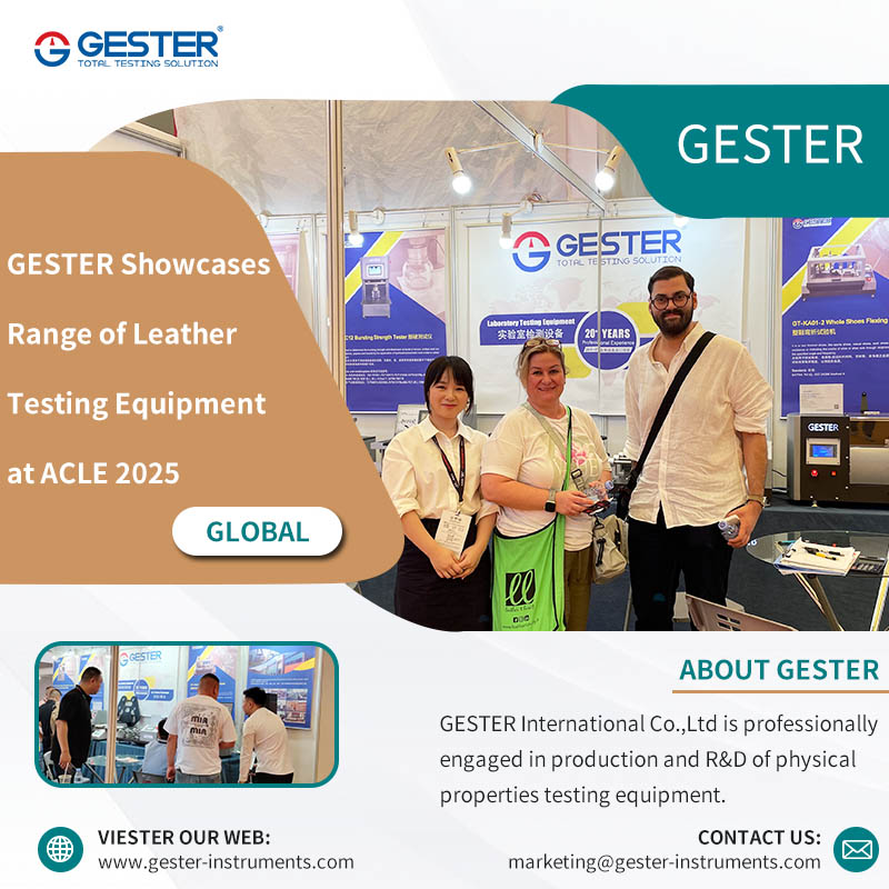 GESTER apresenta linha de equipamentos para teste de couro na ACLE 2025