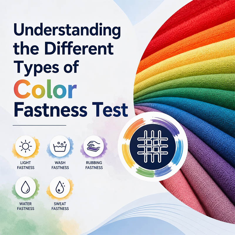 Compreendendo os diferentes tipos de teste de solidez da cor