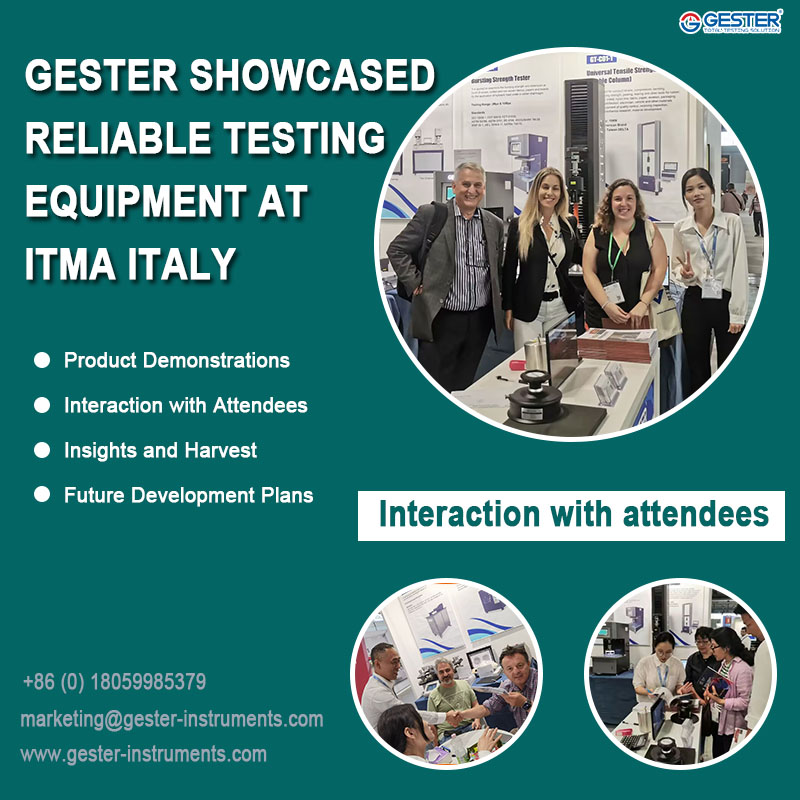 GESTER apresentou equipamento de teste confiável na ITMA Itália