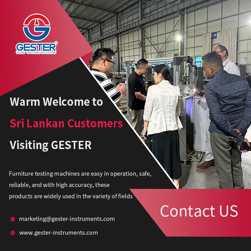 Boas-vindas calorosas aos clientes do Sri Lanka que visitam a GESTER