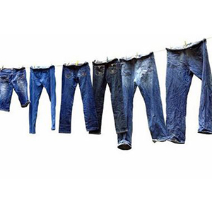 Sobre a solidez das cores das roupas jeans