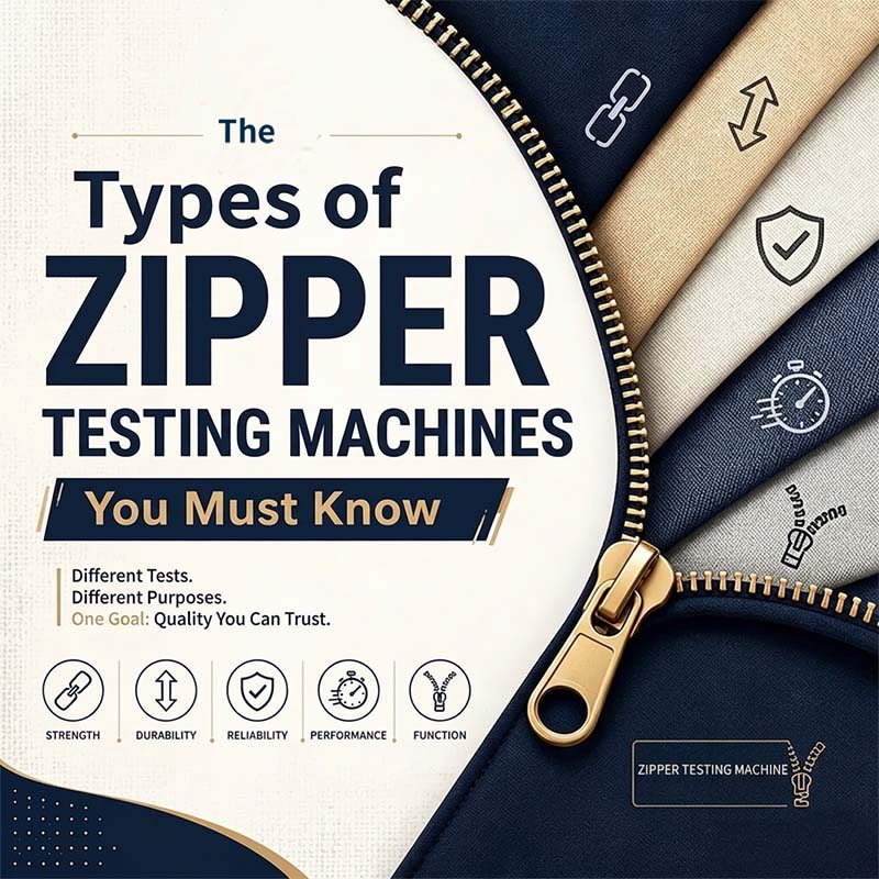 Os tipos de máquinas de teste de zíper que você precisa conhecer.